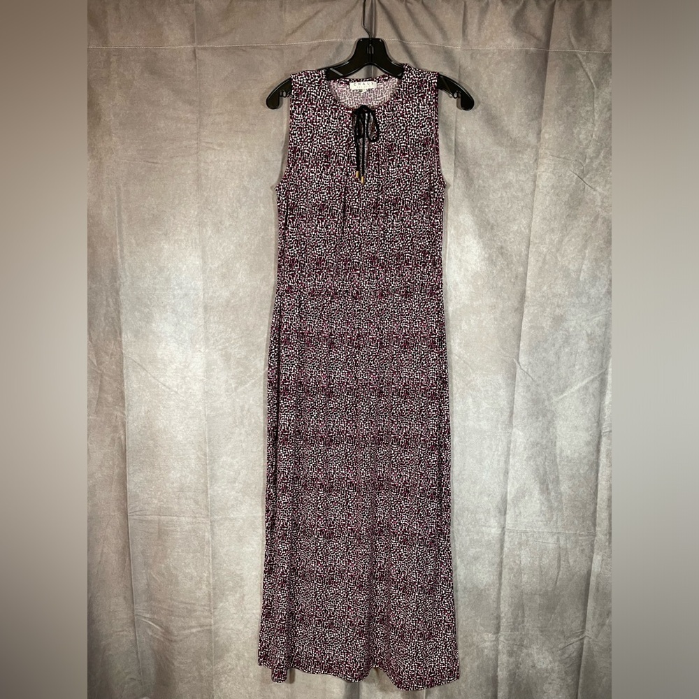 CHAUS New York | Purple Speckled Print Sleeveless Maxi Dress | Size Small